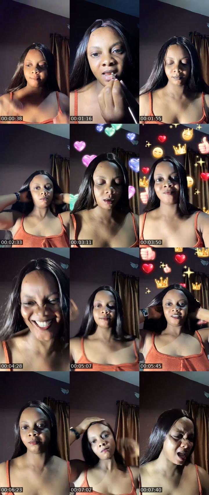 Contact-sheet preview of 🆙👑Angel Rossy🥑's MICO Live recording