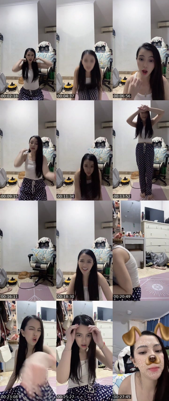 Contact-sheet preview of Hanna はなᔆᴵᴺᴳᴬ🦁's MICO Live recording