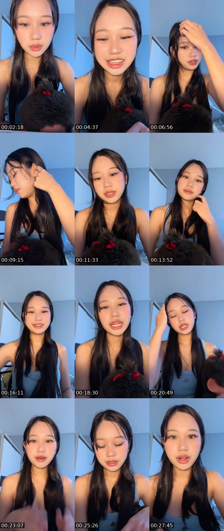 Contact-sheet preview of [🧋] New vj วุ้นแก้ว🎀's MICO Live recording
