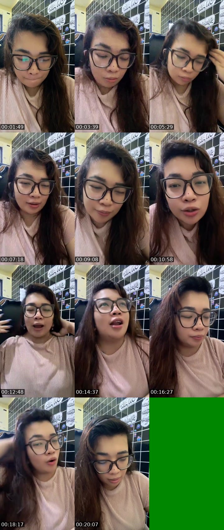 Contact-sheet preview of chacaaa ᴱᴸᴵᵀᴱ 🏹💙's MICO Live recording