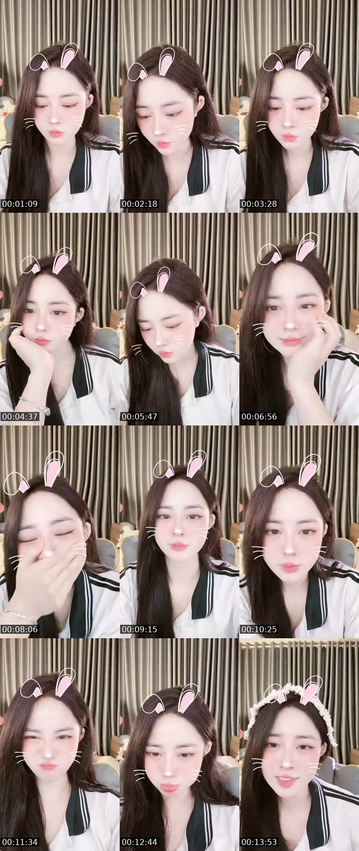 Contact-sheet preview of [♦️] Ninne👑 cutedayhihi's MICO Live recording