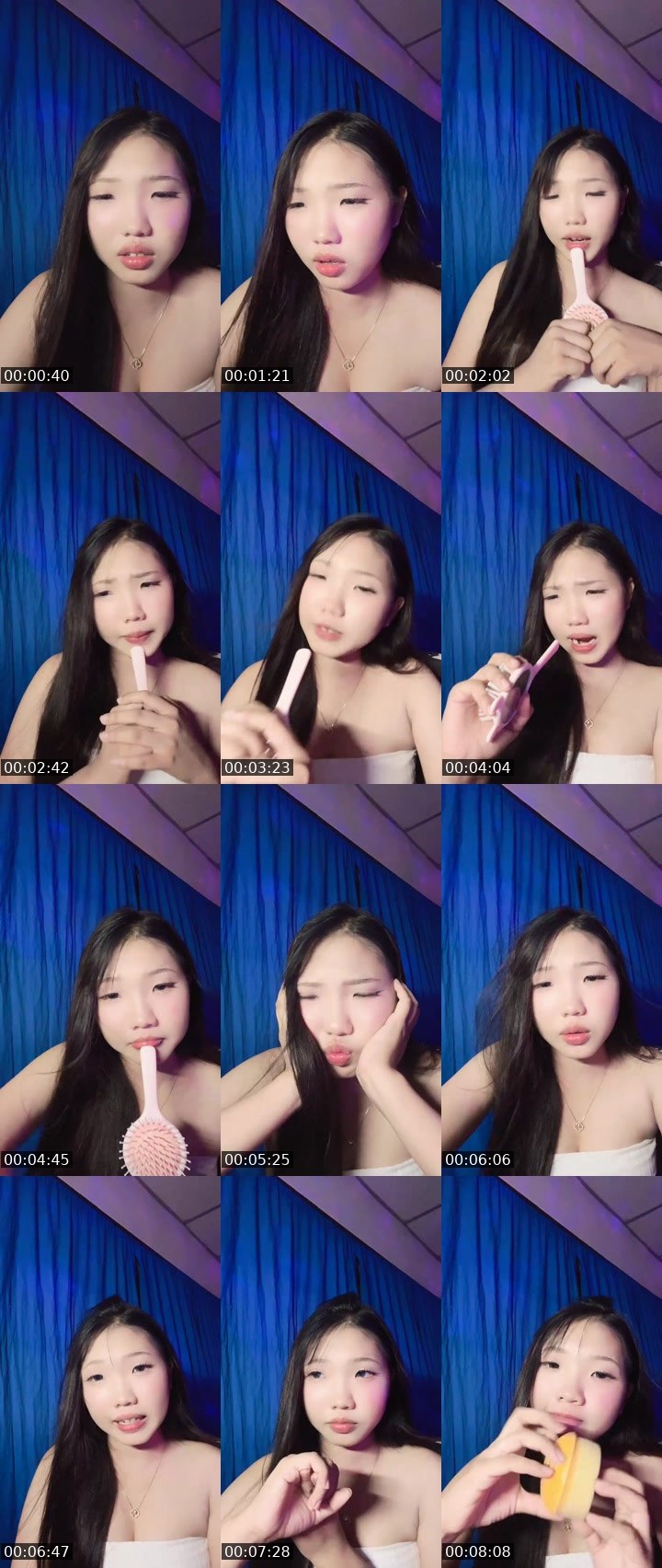 Contact-sheet preview of [🧋] milktea New vj - May’ya🌈's MICO Live recording