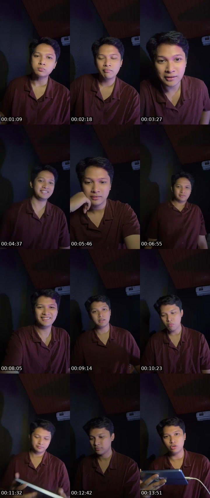 Contact-sheet preview of 🥨JALU ELITE ᴼᴺ ʸᴼᵁ👅⚡️⚡️'s MICO Live recording