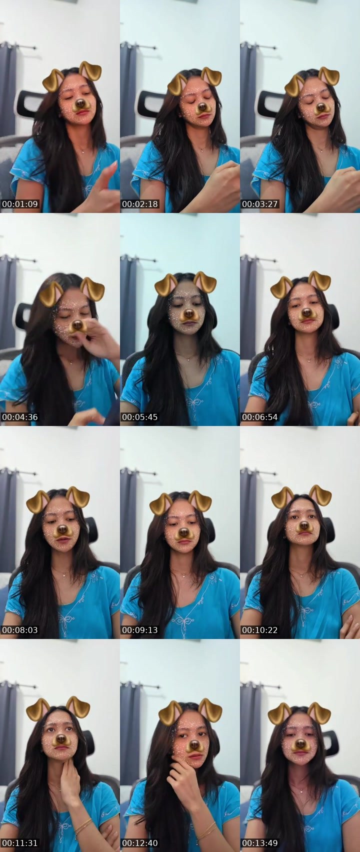 Contact-sheet preview of ☣️Selena💜ᴱ⁻ᵀᴱᴬᴹ🍀's MICO Live recording