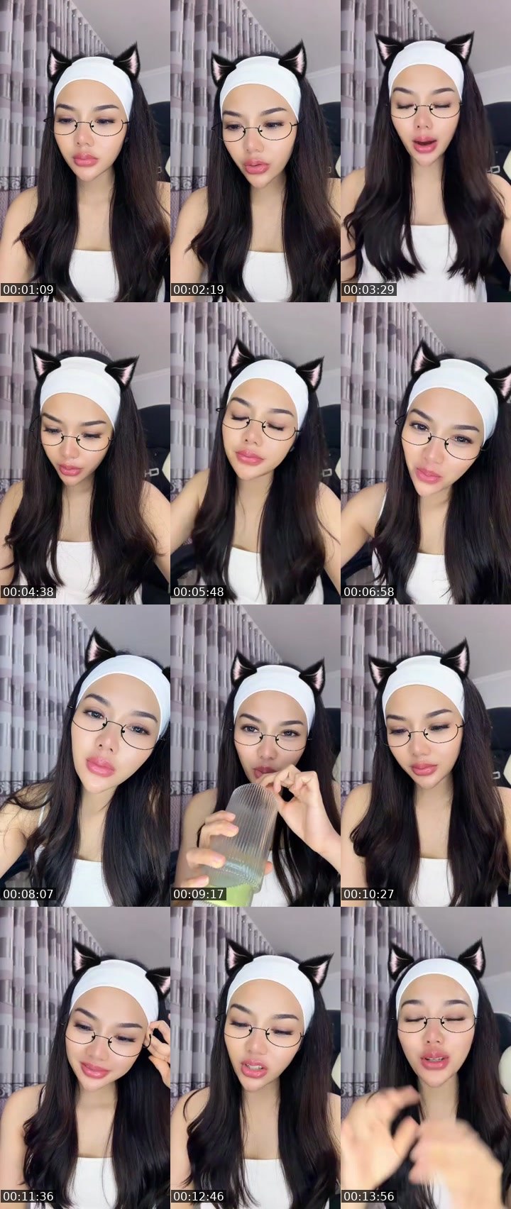 Contact-sheet preview of ᴮᵉᵃʳ🐻Quinsha 🔥's MICO Live recording