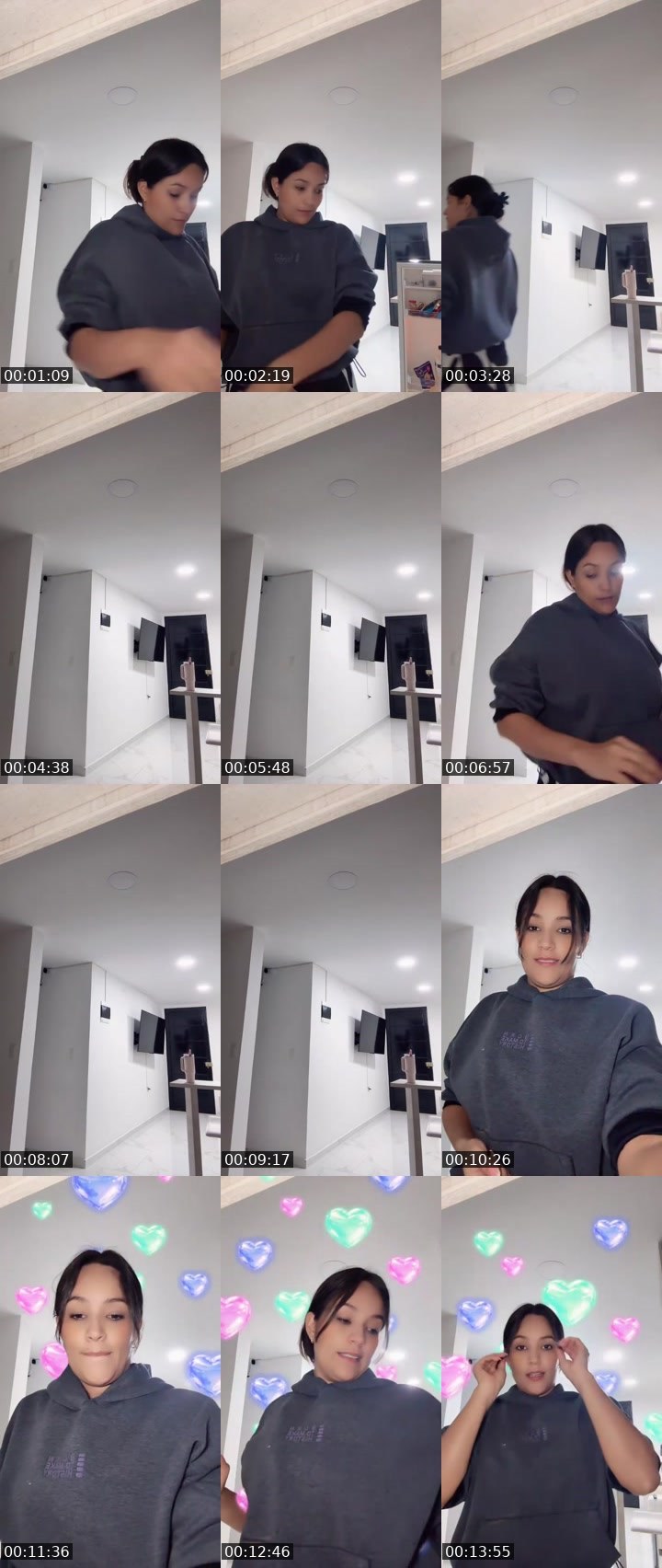 Contact-sheet preview of 🐝🖤THALÍA ᶠ⁵⁰⁴🧸🍄's MICO Live recording