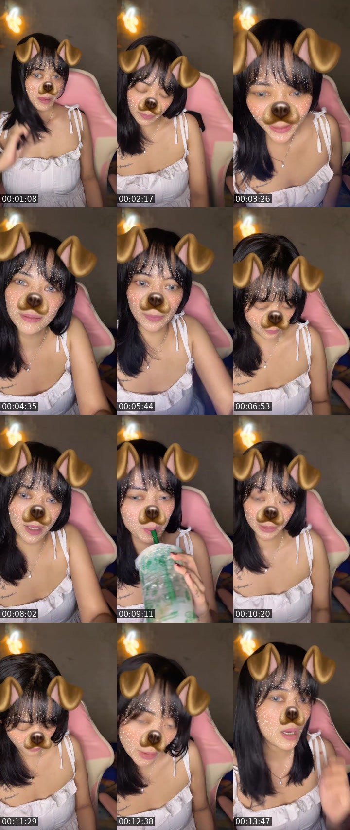 Contact-sheet preview of ᴸᵐ Chika ˣ ᵐᵒᵒⁿ🌕✨'s MICO Live recording
