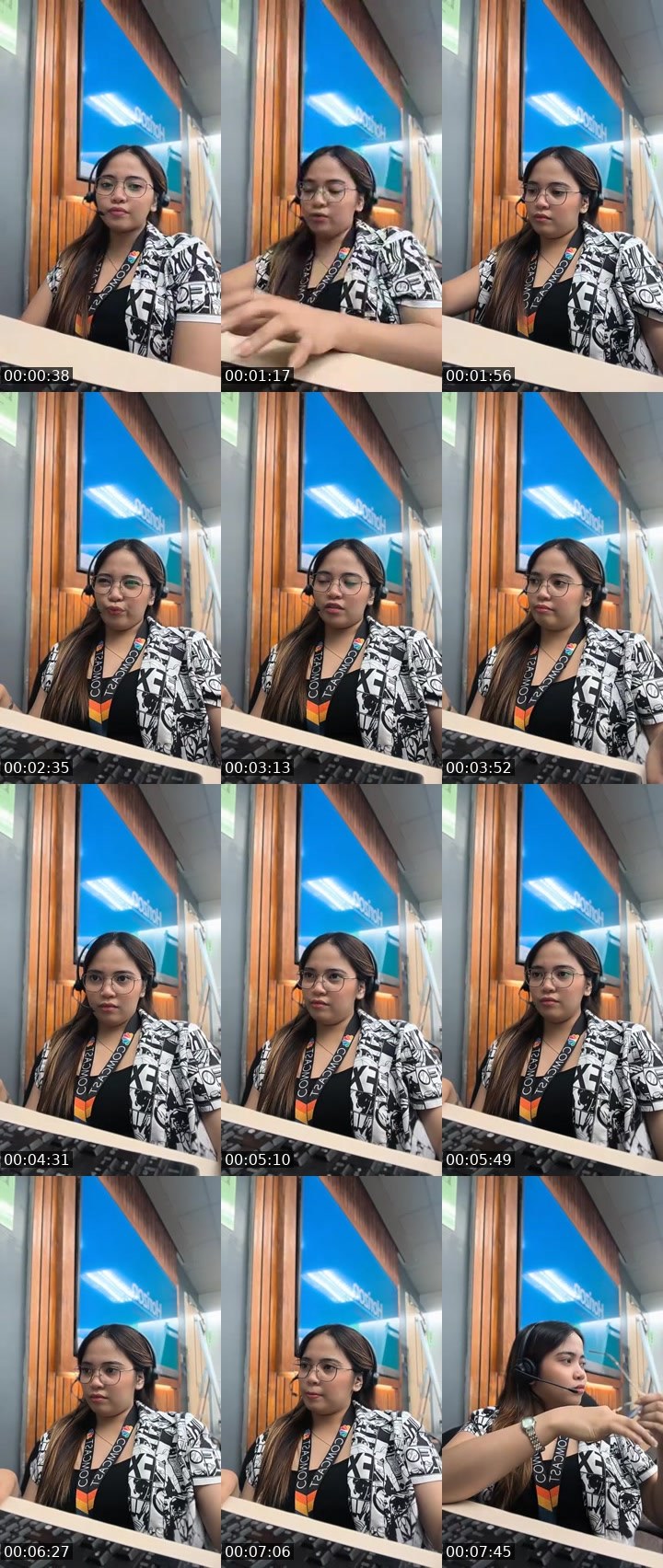 Contact-sheet preview of 🖐️JOYIEE's MICO Live recording
