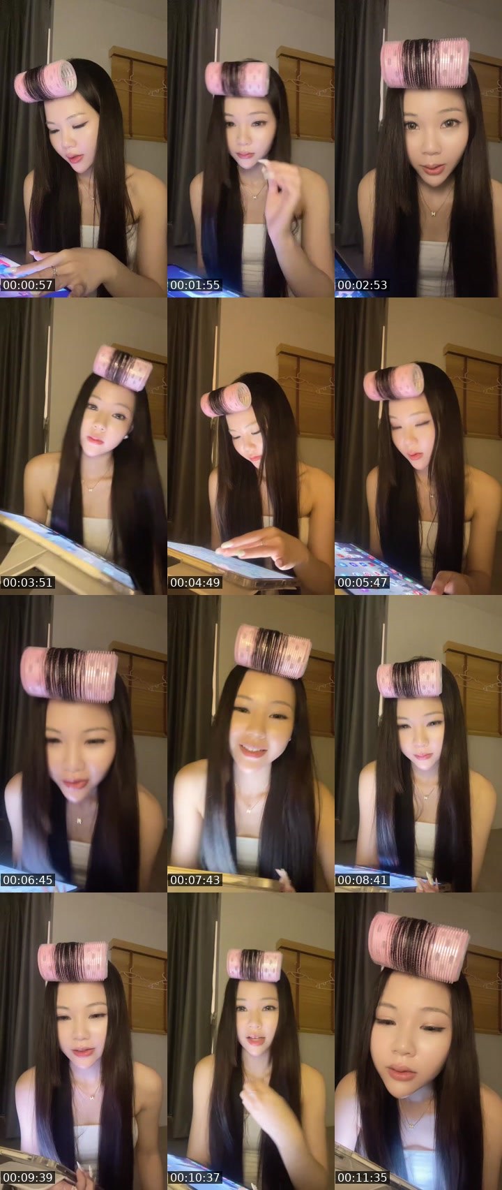 Contact-sheet preview of [🧋] milk tea  New vj - image♡'s MICO Live recording