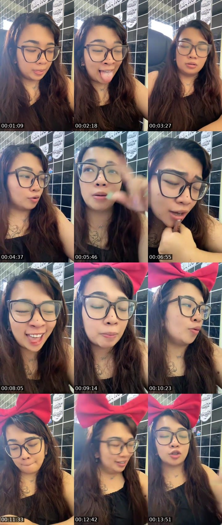 Contact-sheet preview of chacaaa ᴱᴸᴵᵀᴱ 🏹💙's MICO Live recording