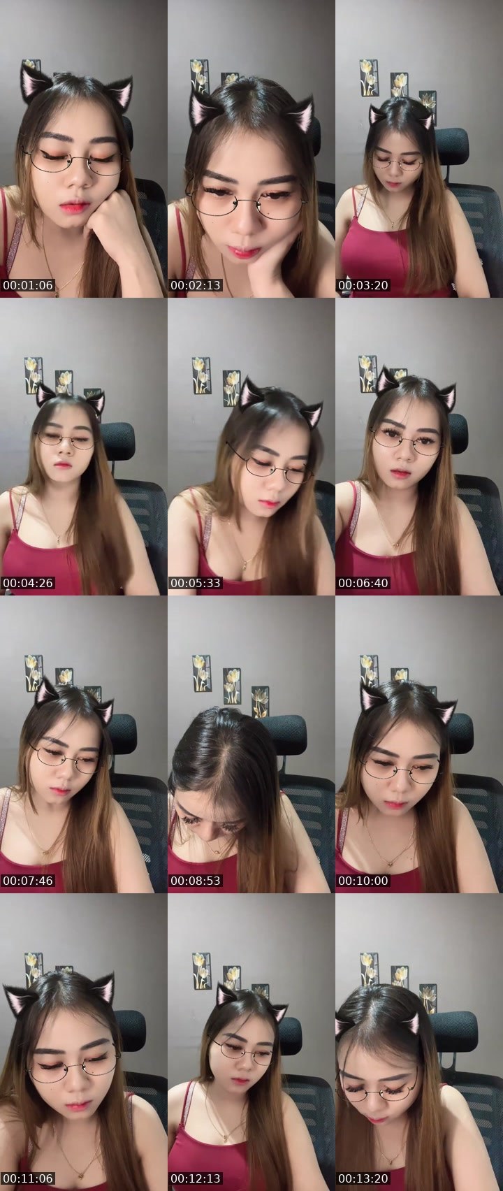 Contact-sheet preview of ᶜʳᵒʷ YUA's MICO Live recording
