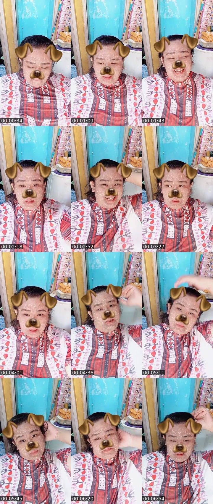 Contact-sheet preview of ᴳᴱᵀ🐸🌕COCOPANDA❤🩲 SB's MICO Live recording