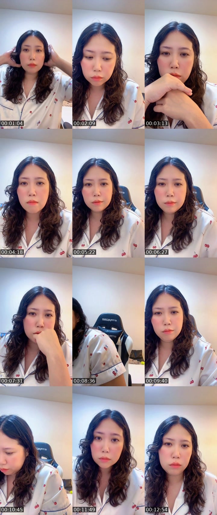 Contact-sheet preview of おわりちゃん🦧🔚's MICO Live recording