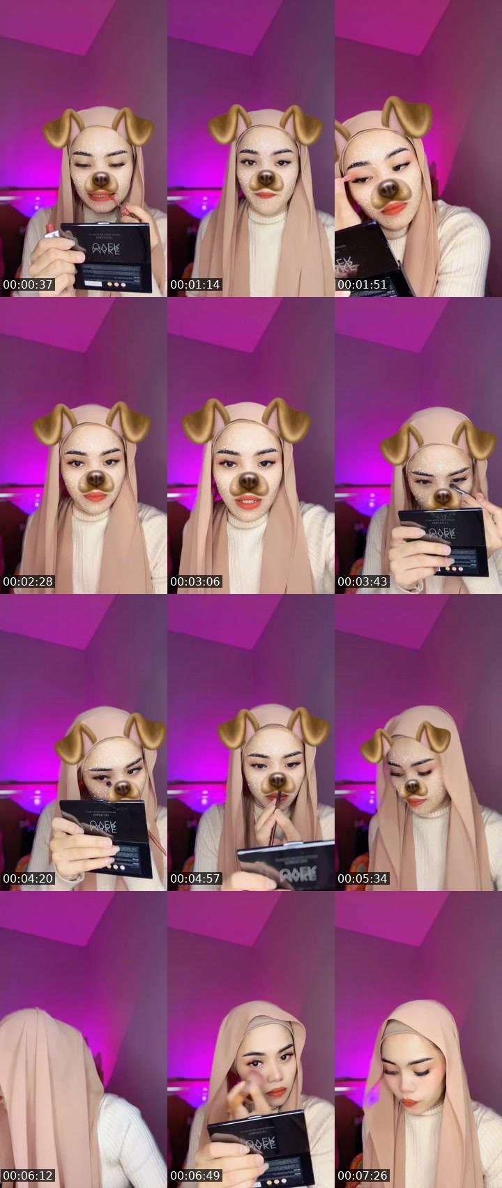 Contact-sheet preview of 🐦‍🔥🫧 ¹⁹⁺ Zoraaaᴺᵒᶻᵃ's MICO Live recording