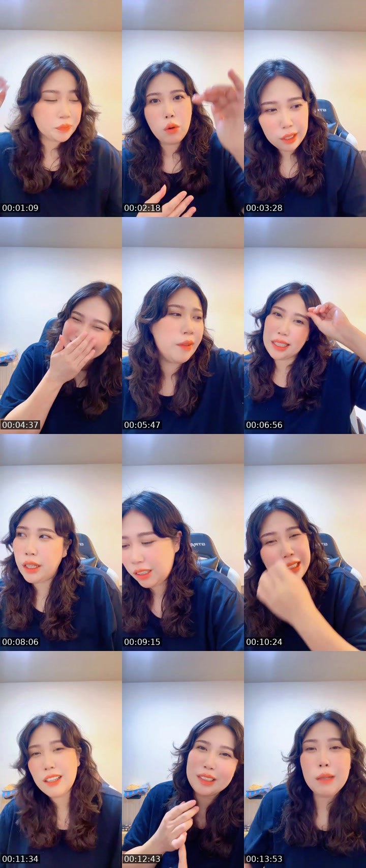 Contact-sheet preview of おわりちゃん🦧🔚's MICO Live recording