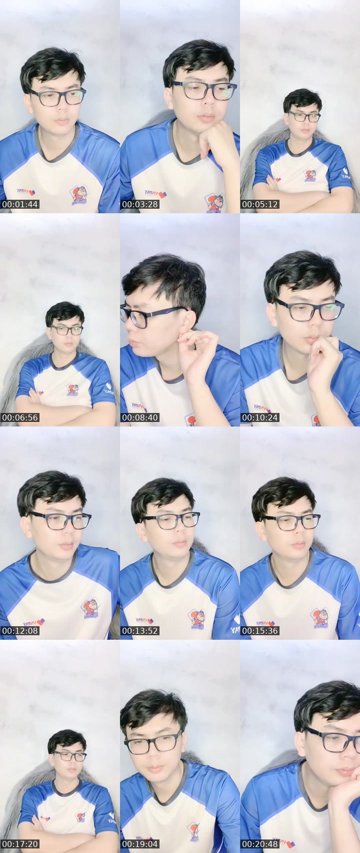 Contact-sheet preview of ᶦᵈᵒᶫTÊ MỜ TÊ 🐓 ᴮᵋᶫᶫᵅ's MICO Live recording