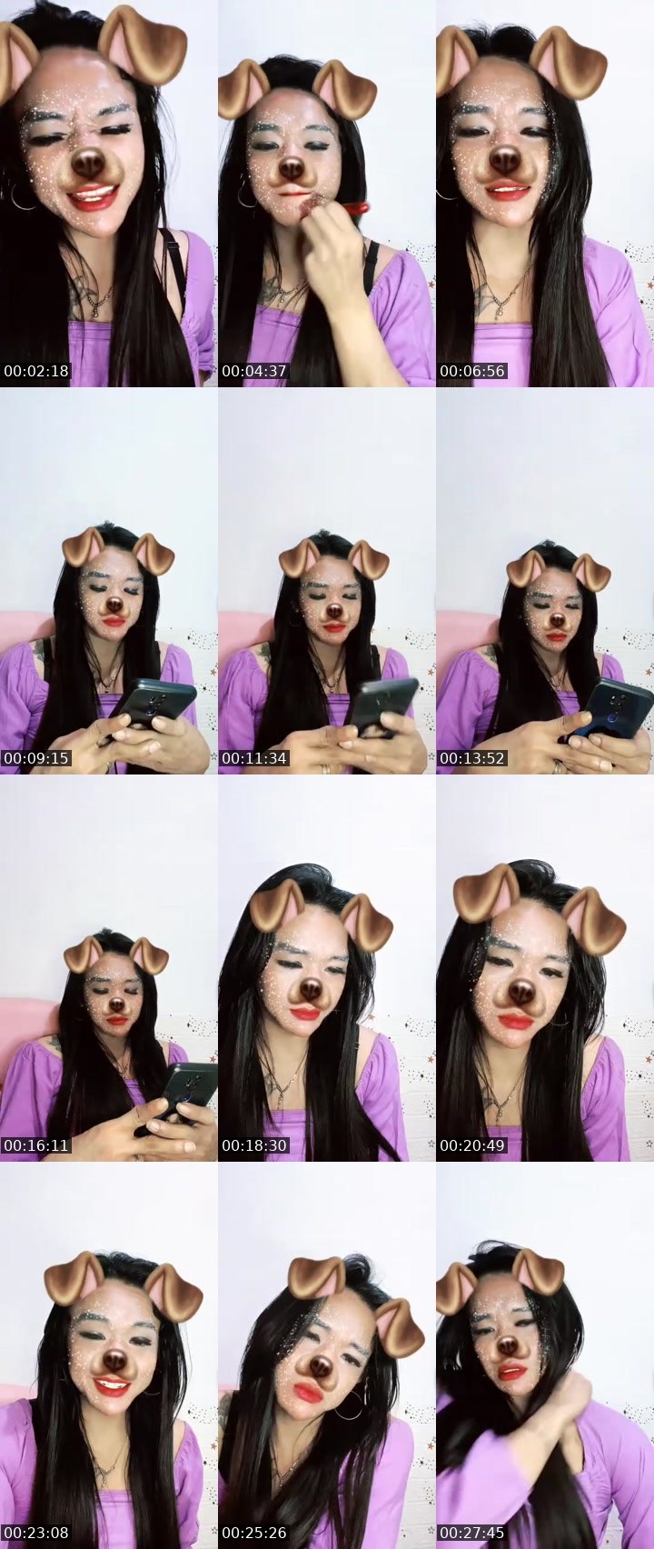 Contact-sheet preview of 💎ᶻᴿRatu wenda⁶ᵒˡᵈ👑's MICO Live recording
