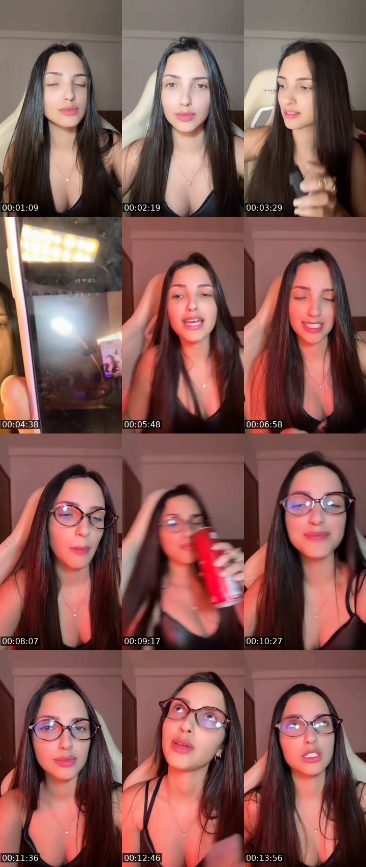 Contact-sheet preview of Princess🍑👋's MICO Live recording