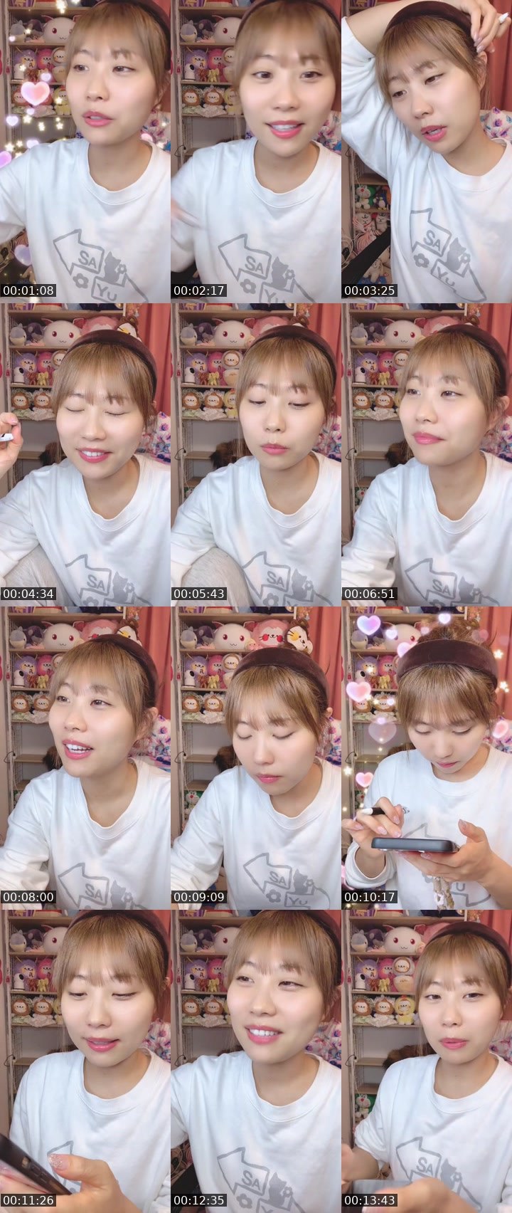 Contact-sheet preview of 愛原さゆ🐱🌼's MICO Live recording